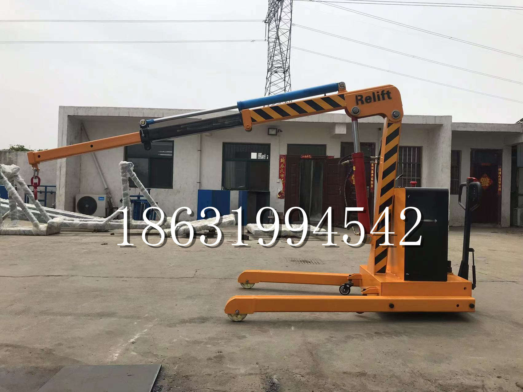 左镇区久征定做3吨三轮随车吊 农用园林绿化移树吊 平板工程用小吊机